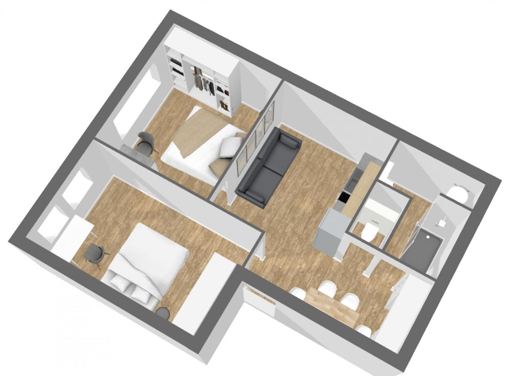 Appart 2 Chambres Gare St Charles Marseilles Buitenkant foto